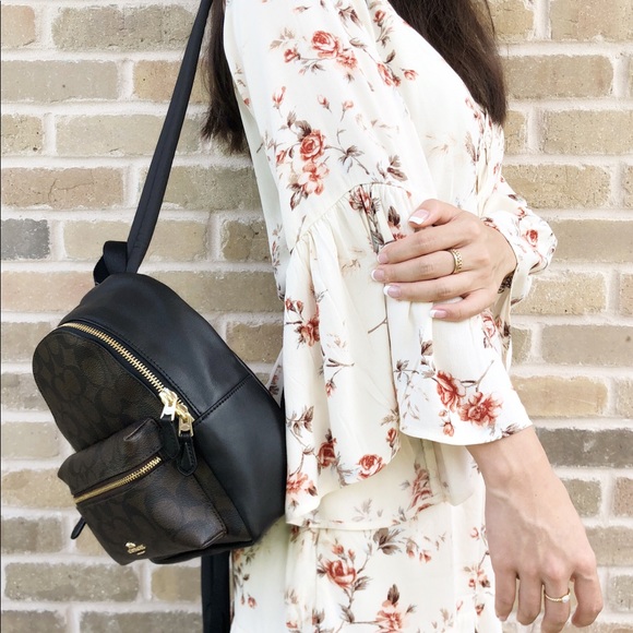 Gaby'sBags🎒Coach backpack signature NWT - Picture 3 of 8